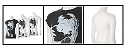 Retro Junior's Face Print Rhinestone T-shirt