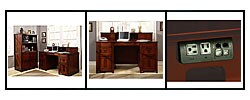 Brentwood Mission-style Lateral File with Hutch