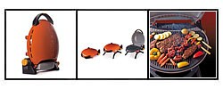 O-Grill Portable Propane BBQ Grill (Orange)