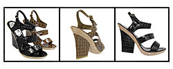 Liliana by Adi Women's Croc-print Sandals