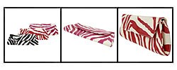 Je Veux Zebra Print Fashion Clutch