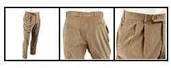 Haspel Men's Pleated Corduroy Pants
