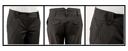 Robin Howe Women's Pinstripe Trousers