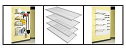 Flow Wall 24-square-foot White Deluxe Shelf Starter Set