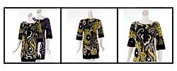 JFW Women's Missy-size Paisley Dramatic Dress