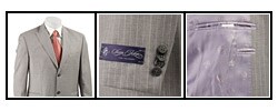 Sean John Men's Grey Stripe Wool 2-button Suit