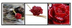 22k Goldplated 'Perfection' Natural Rose Necklace (Thailand)