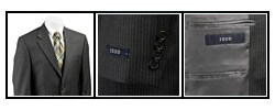 IZOD Men's Grey Stripe 2-button Suit