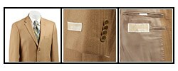 MICHAEL Michael Kors Men's Tan Herringbone Blazer