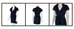 JFW Junior's Denim Wrap Dress