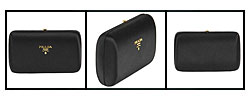 Prada Mini 'Raso Gold' Clutch