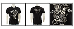 Ed Hardy Men's New York City Gothic Flock T-shirt