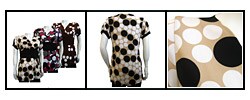 Elizabeth Women's Plus Size Circle Print Top