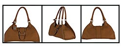 Fendi Medium Selleria Hobo Leather Handbag