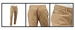 Axis Men's Five-pocket Cashmere Blend Jeans