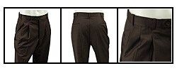 Palm Beach Reflex Men's Brown Dress Pants