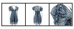 BB Dakota Women's Tani Club Print Georgette Dress