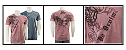 Do Denim Men's Short-sleeve Embroidered T-shirt