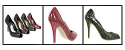 Liliana by Adi Women's Croc Print Pumps