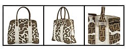 Fendi 'B Mix' Tobacco Zucca Large Tote