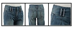 BCBGeneration Women's Wide Leg Jeans
