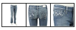 Vigoss Junior's Sequin Logo Straight-leg Jeans
