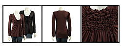 Pathway Women's Smocked Long-sleeve Top