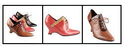 Beston Women's Leather Lace-up Booties
