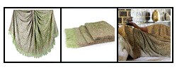 Wool 'Paisley Meadow' Throw (India)