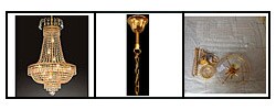 Gold Clear Crystal 11-light Chandelier