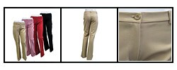 Revicci Women's Stretch Slacks with Bonus Belt