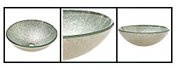 Vigo Firenze Tempered Glass Vessel Sink