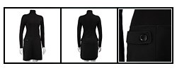 MICHAEL Michael Kors Women's Turtleneck Sweater Dress