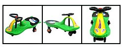 Green Ambulance Wiggle Ride-on Car