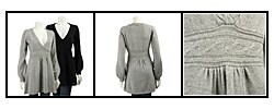 Dolce Cabo Women's V-neck Empire Waist Sweater