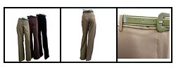 Revicci Women's Plus Size Slacks with Belt