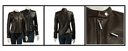 Boston Harbour Women's Leather Moto Jacket