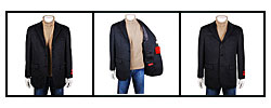 Mantoni Men's 3-button Wool/ Cashmere Coat