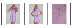 Yogacara Women's Short Hooded Dress