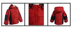 KC Collections Boy's Fleece-lined Parka