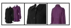 Ci Sono by Adi Junior's Button-front Wool Coat