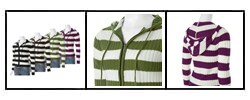 Ci Sono by Adi Junior's Hooded Stripe Sweater