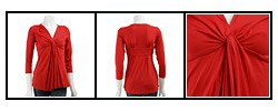 Jonathan Martin Women's Twist-front Top