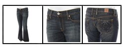 Lucky Brand Jeans Junior's Low Rise Flare Jeans
