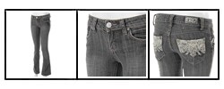 Hot and the Gang Embellished Pocket Jeans