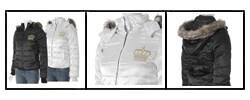 Jes Juniors Embellished Hood Bubble Jacket