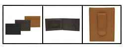 Joseph Abboud Men's Leather Money Clip