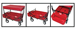 Folding Wagon with Canopy Top