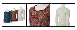 Sweet Child Junior's Cityscape Print Waffle Knit Top