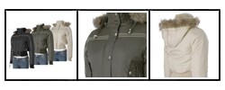 Cappuccino Brand Junior's Faux Fur Puff Jacket